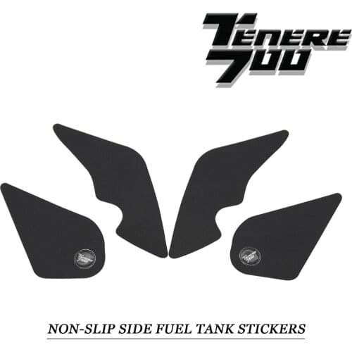 FOR YAMAHA T700 Tenere 700 T 700 for yamaha XTZ 700 black non-slip side fuel tank stickers fuel tank sticker 2019 2020 T 700