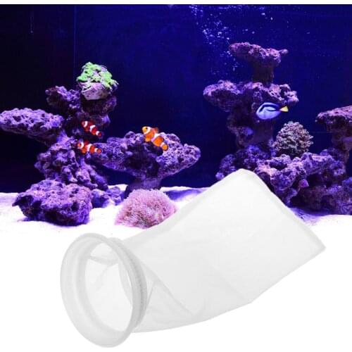 New Filter Sump Sock Micron Bag Weight Aquarium Filters Socks Bag
