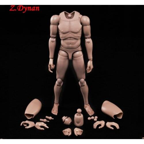 Wholesale Dropshipping 1/6 Action Figure Male Body Caucasian Skin MX02-A In Stock for 12" Action Figure Doll Toys Soldier Model