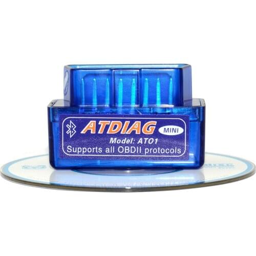 Original ATDIAG Mini Elm327 V2.1 Bluetooth Car Diagnostic-Tool Scanner Elm-327 OBDII Adapter Auto Diagnostic Tool Free Shipping