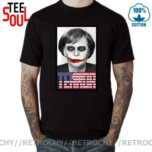 Retrochy 2020 Newest Summer Round Neck Mens Fashion Angela Merkel Terror Nsa Nato Eu Usa Joker Trump Putin Cool For Men T Shirt