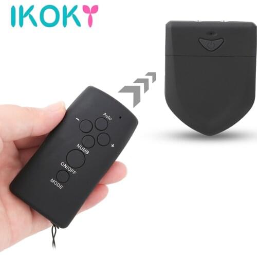 IKOKY Electric Shock Host Clitoris Nipple Stimulator Dual Output Electro Stimulation Medical Themed Toys Sex Toys for Men Women