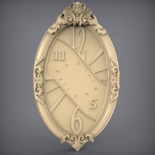 STL Model Clock for CNC Router 3D Printer Artcam Aspire Bas Relief Home Decoration Decor_18