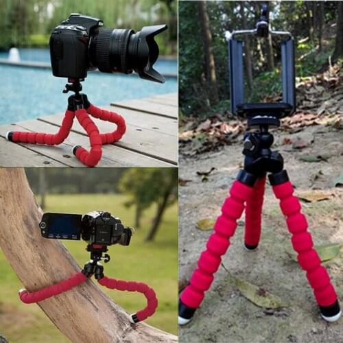 Universal Mini Flexible Octopus Stand Tripod Mount Mobile Phone Holder for Samsung iPhone Cell Phone Camera Video