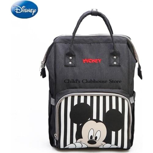 Disney Mommy Bag Polka Dot Waterproof Multifunction Large Capacity Shoulder Mommy Bag Fashion Maternity Bag Maternity Bag