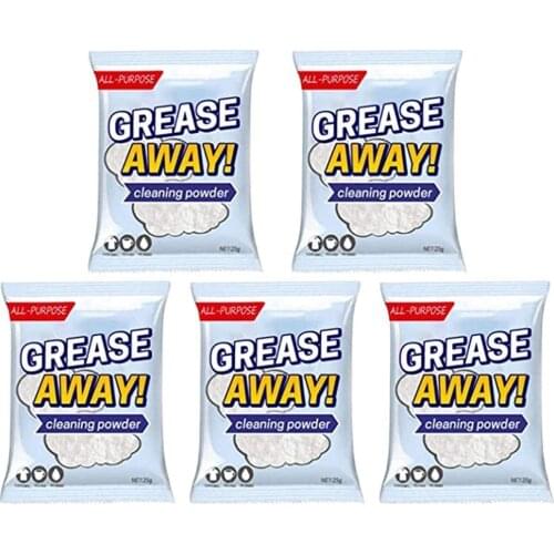 1PC Grease Away Powder Cleaner Household Cleaning Kitchen Remove Stains Stainless Steel Cleaner Multi-purpose Remover Tool