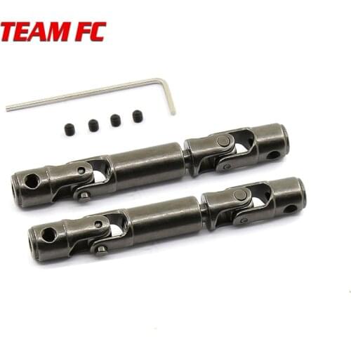 2pcs Upgrade Parts Silver Metal Drive Shaft For Naughty Dragon WPL B-36 B-16 6WD 1/16 RC Car RC Car Accessories RC Parts