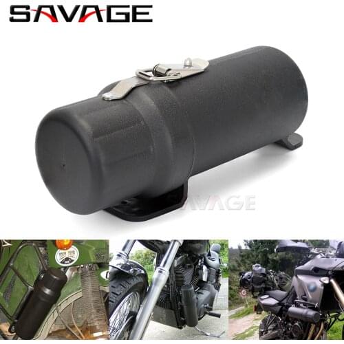 2 Styles Waterproof Tool Tube Universal Off-Road Moto Gloves Raincoat Storage Box Locker Gloves Put Box Motorcycle Accessories