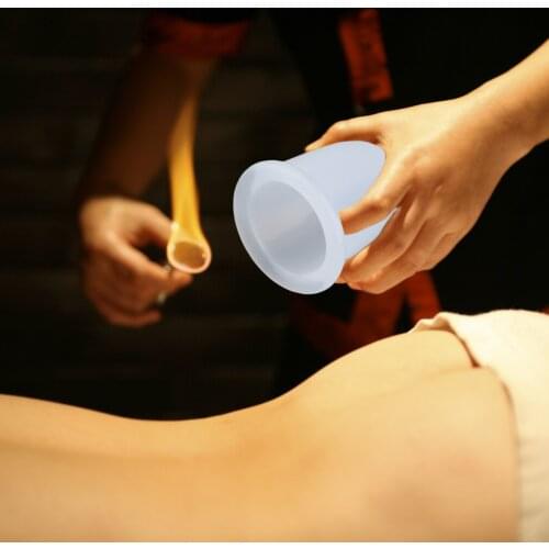 4 pcs/set Health Care back Anti Cellulite Silicone Vacuum Massage Eye Neck Face body Massager Cupping Cup