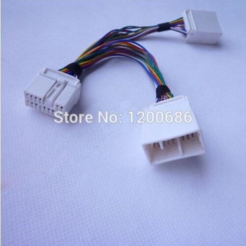 Car CD Changer Harness Changer Splitter 14pin Y Cable Adapter for Honda CRV Civic Acura RL MDX Goldwing