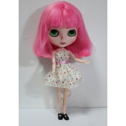 Free Shipping big discount RBL-150DIY Nude Blyth doll birthday gift for girl 4colour big eyes dolls with beautiful Hair cute toy