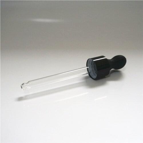 5/10/15/20/30/50/100ml Empty Brown Essential Oil Bottle Black Big Rubber Head Black Ring Dropper Cover Brown Glass Containers