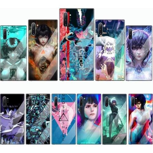 Ghost In The Shell Phone Case Tempered glass For Samsung S6 S7 edge S8 S9 S10 e plus note8 9 10 pro