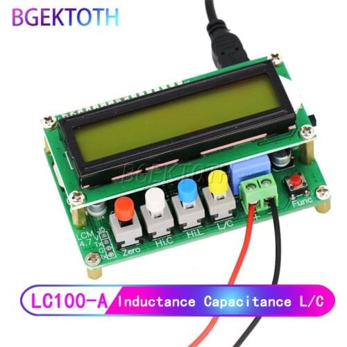 LC100-A Digital LCD High Precision Inductance Capacitance L/C Meter Capacitor Test Instruments