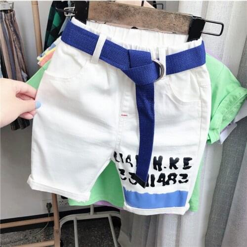 Childrens Clothing Boy Denim Shorts 2020 Summer New Childrens Boys Loose Cropped Pants Korean Toddler Boy Fashion Casual Pants