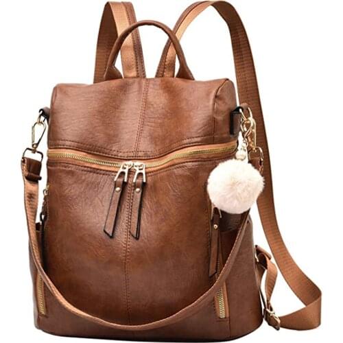 HOUSE OF CB Backpack Purse for Women Fashion Leather Designer Travel Large Ladies Shoulder Bags with Tassel