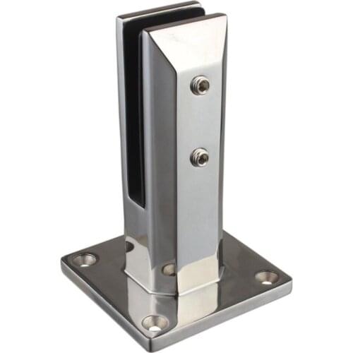 Duplex 2205 316 Stainless Steel Pool Fence Frameless Railing Glass Deck Mount Spigot