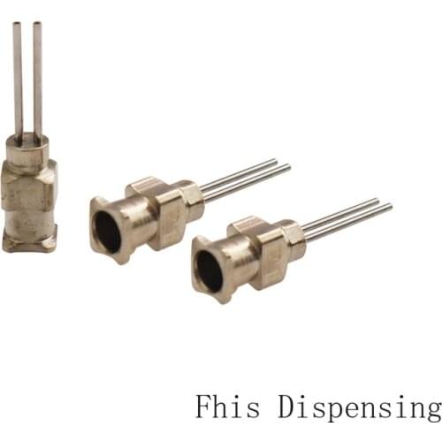 Twin Cannula Metal Tip 0.5" Dispensing Needles 18G-30G