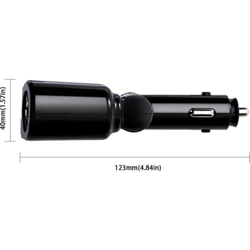 Dual USB LED Voltmeter Car Charger 3 in 1 Car Charger Car Cigarette Lighter Socket Splitter Plug Voltage Current Monitor 1PC