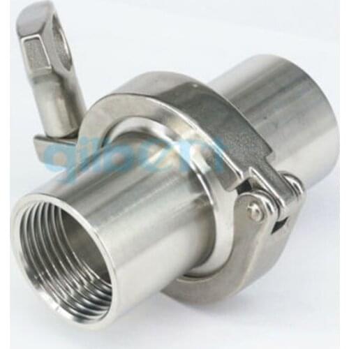 1/2" BSPT Female x 1.5" Tri Clamp Set SUS304 Stainless Steel Assembly Sanitary Fitting Tri-Clover Home Brew