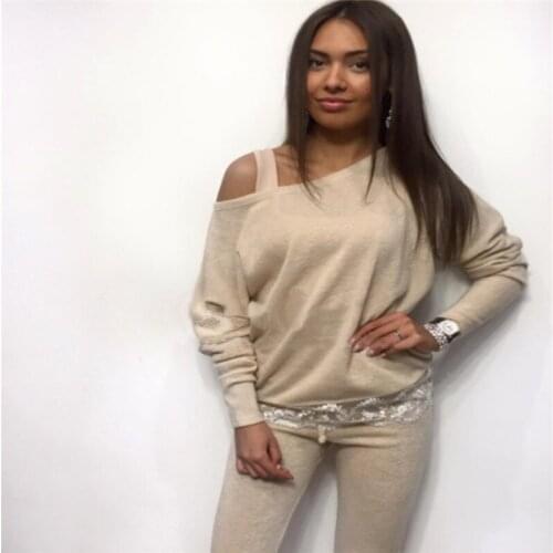 New Trendy Women clothes summer one Shoulder Long Sleeve pullover Shirts solid cotton Casual Blouses one pieces