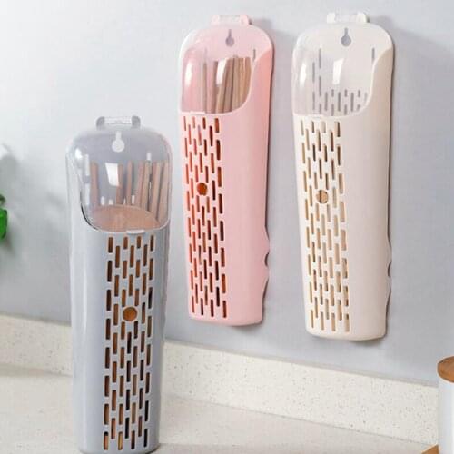 New Kitchen Holder Storage Box Chopsticks Tube Drain Rack Spoon Bucket Knife Fork Tableware Holder Racks Kitchen Utensil