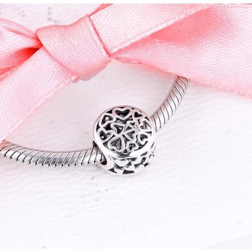 Fits for Pandora Bracelet Loving Sentiments Beads Authentic 925 Sterling Silver Jewelry Charms Wholesale Free Shipping