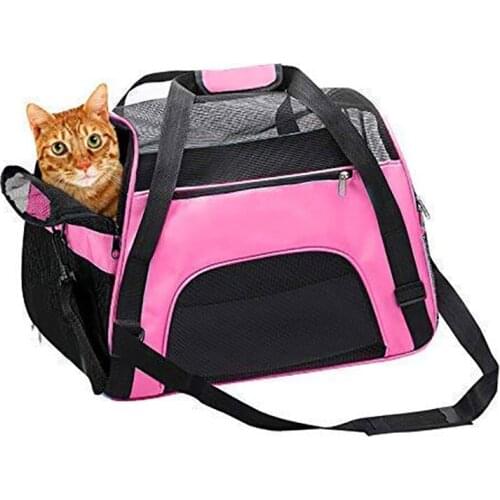 Portable Pet Dog Cat Travel Bags Outdoor Pet Dog Carrier Bag Pet Handle Bags Head Carrying For Cats Dogs transportation