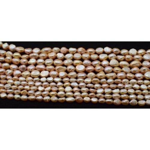 Freshwater pearl pink baroque 3-9mm 14inch FPPJ wholesale beads nature loose beads for DIY jewelry