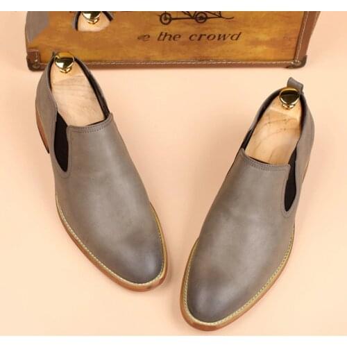 QWEDF 2019 fashion Men Loafers Genuine Leather Casual Shoes Men Flats Oxford Shoes For Men light Hot sale Driving Shoes MJ-87