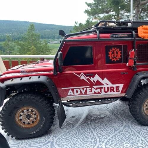 Three Ratels FD146 Adventure Car Styling Automobiles Sticker Decal For Fiat BMW Honda Toyota Saab Audi Ford Mazda Kia Opel