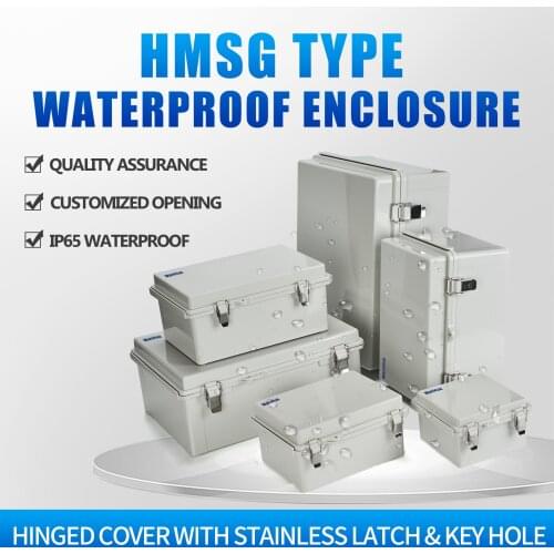 300*200*160mm Waterproof Enclosure Case Electronic Junction Project Outdoor Electrical Connection box