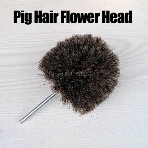 1Pcs Sisal Filament Head Wheel Brush Woodwork Grinder Metal Stone Wood Pig Hair Polishing Grinding Buffing Rotary Drill Tool