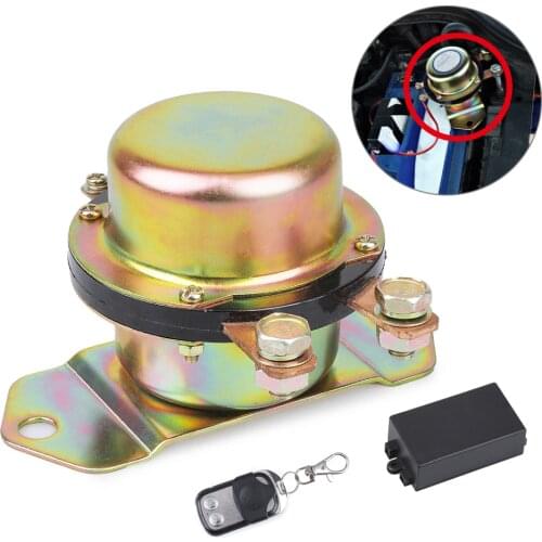 12V/24V Remote Control Car Battery Switch 180A Prevent Battery Loss Universal Cut Off Switch Power Disconnect electromagnetic