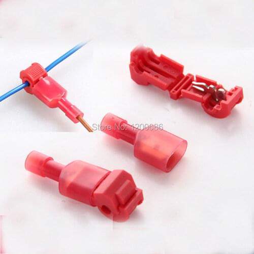 30PCS scotch lock Quick Splice Connector Terminal 22-18AWG red Wire Connectors