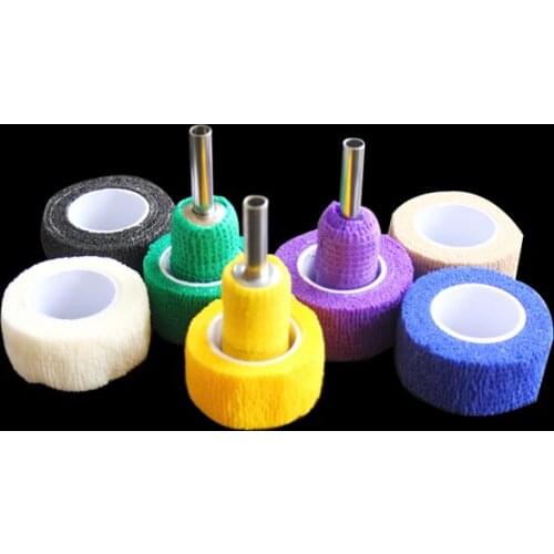 5 pcs/Lot 2.5cm Width Non-Woven Fabrics for Tattoo Grip Ribbed Tattoo Grips for Tattoo Artists TG2119