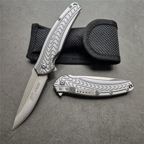 6.5 Inch Knife 55-56HRC Outdoor Folding Knife, Hunting Knife Survival Tactical Knife, Camping, Survival Hand Tool