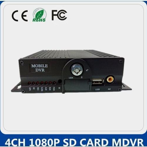Vehicle CCTV SD card H.264 MDVR 4CH720P 960P1080P Mobile Car Vehicle DVR