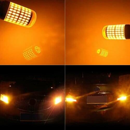 Bau15s 7507 Turn Signal Light Py21w 5009 Canbus Error-free Led Bulb Amber Flashing Light Multiple Light Colors