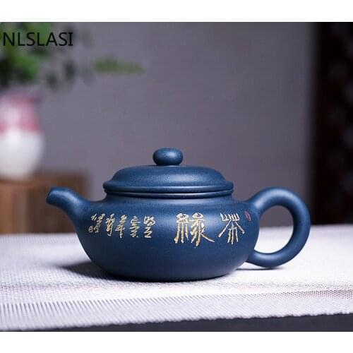Yixing tea pot purple clay teapot set ore beauty chinese kettle Handmade Teaware custom gift Tea ceremony Accessories 220ml