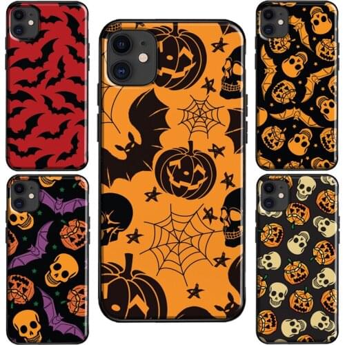 Ghost HALLOWEEN TRICK TREAT SCARY CREEPY Case For iPhone XR X XS Max SE 2020 6S 8 7 Plus Coque For iPhone 11 12 Pro Max Cover