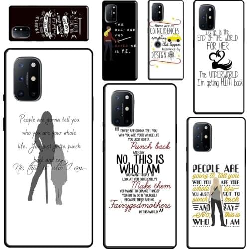 Once Upon a Time Emma Swan Quote For OnePlus 9 Pro 7 8 Pro 7T 8T 9R Case For Realme 8 Pro GT C3 C15 C21 Q3 6 7 Pro 7i Cover