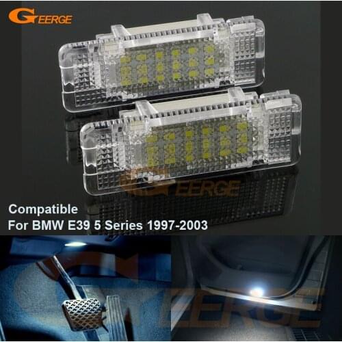 For BMW E39 5 Series 1997-2003 Excellent Ultra bright Smd LED Door Courtesy Light Footwell lamp No OBC error car Accessories