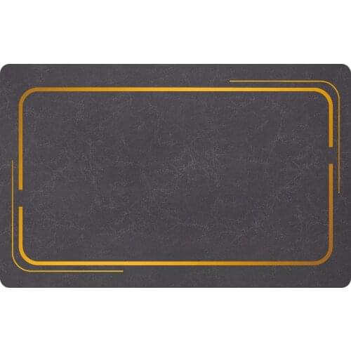 Eovna Simple Bath Mat Anti Slip Bathroom Rug Doormats Toilet Entrance Water Absorption Mats Bathroom Quick Drying Bath Mats
