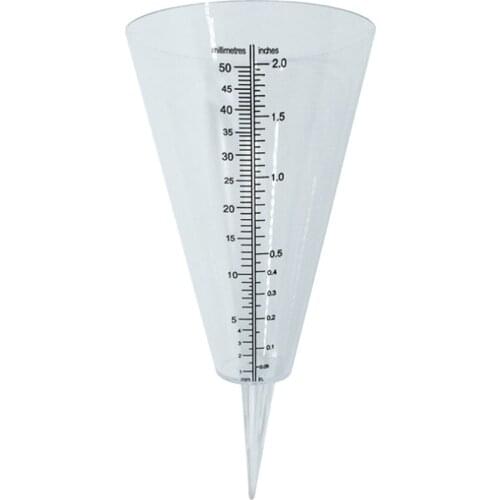 Cone Rain Gauge Conical Rain Gauge for Outdoor Garden Yard Measurement