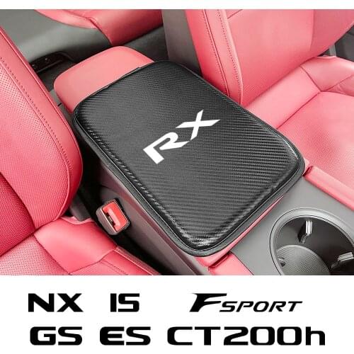 Car Central Armrest Pad Auto Protective Mat For Lexus RX 300 330 NX F Sport IS 300h 250 ES CT200h GS LS LX UX 200 GX 400 460