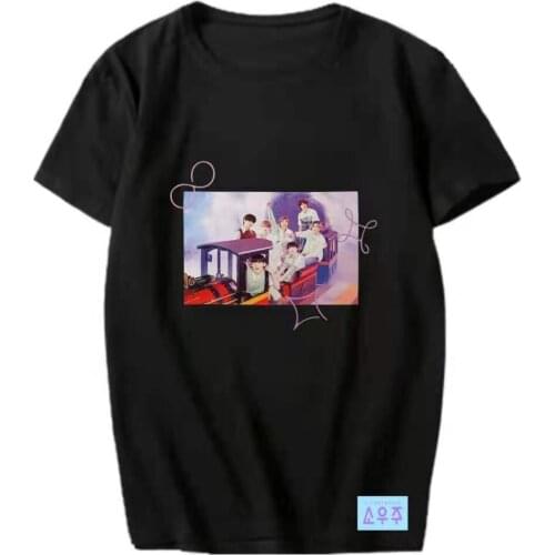 Kpop Bangtan Boys T-shirts Fans Women Men Bangtan Boys Short Sleeve Tops