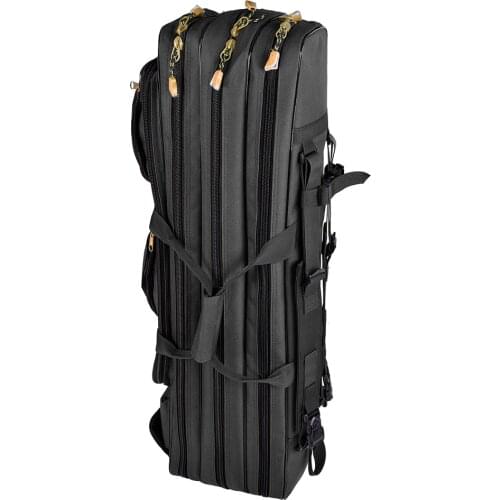 LEO Outdoor 3 Layer Fishing Bag Backpack 80cm/100cm Fishing Rod Reel Carrier Bag Fishing Pole Tackle Bag Carry Case Bag