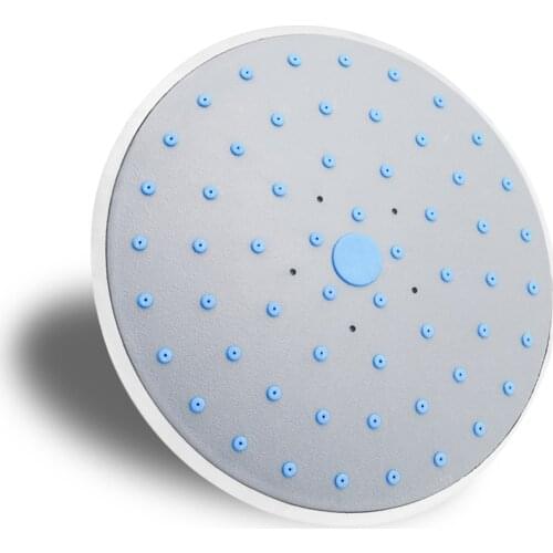 15.8cm Round Roof Rainfall Top Shower Head ABS Gray Head Shower Rain Shower Cabin Sprayer Bathroom 1/2" Connector chuveiro