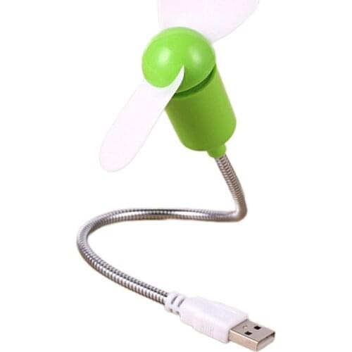 Mini Snake Fan Silent Soft Leaf Fan Computer Usb Fan Bendable Freely Mini Soft Leaf Snake Silent Fan